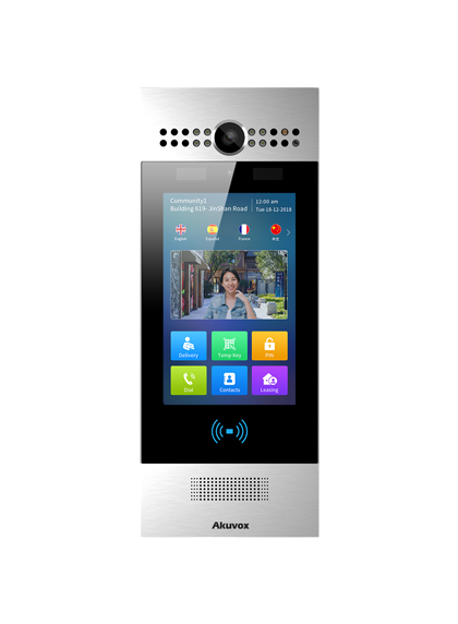 IP SIP ANDROID VIDEO DOOR PHONE WITH FACIAL  MULTI ( R29 )