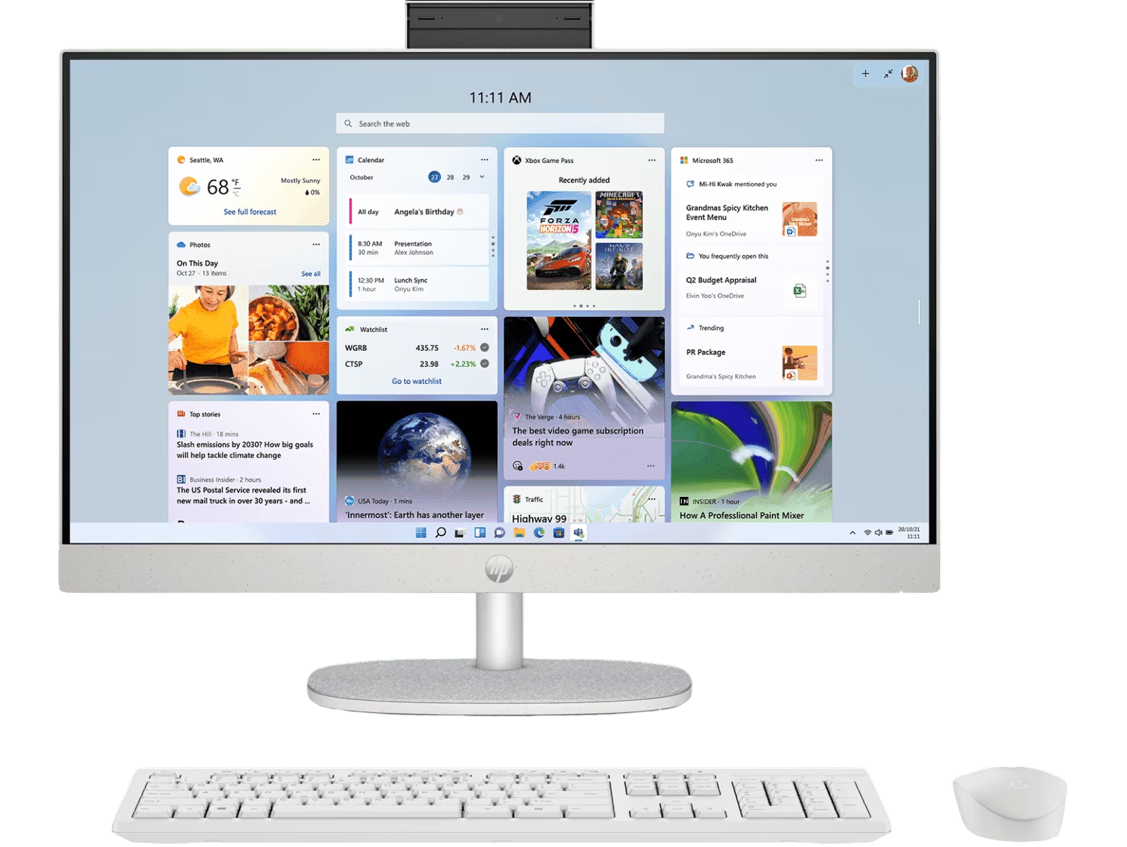 HP 60.5 cm (23.8) All-in-One Desktop PC 24-cr0271in