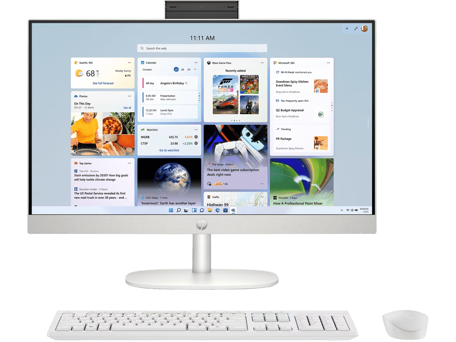 HP 60.5 cm (23.8) All-in-One Desktop PC 24-cr0023in