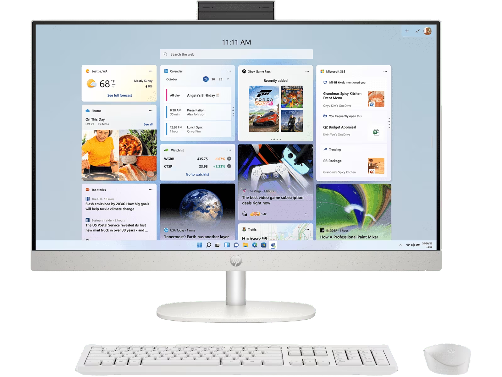 HP 68.6 cm (27) All-in-One Desktop PC 27-cr1418in