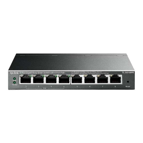 8-Port Gigabit Easy Smart Switch with 4-Port PoE+