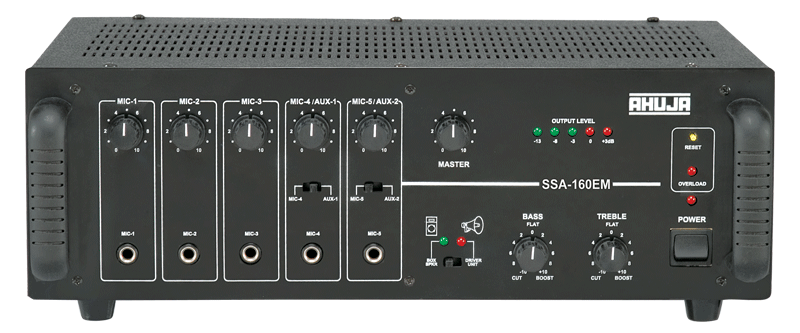SSA-160®EM - MEDIUM WATTAGE PA MIXER AMPLIFIER