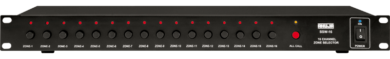 SSW-16M - 16 Channel Zone Selector