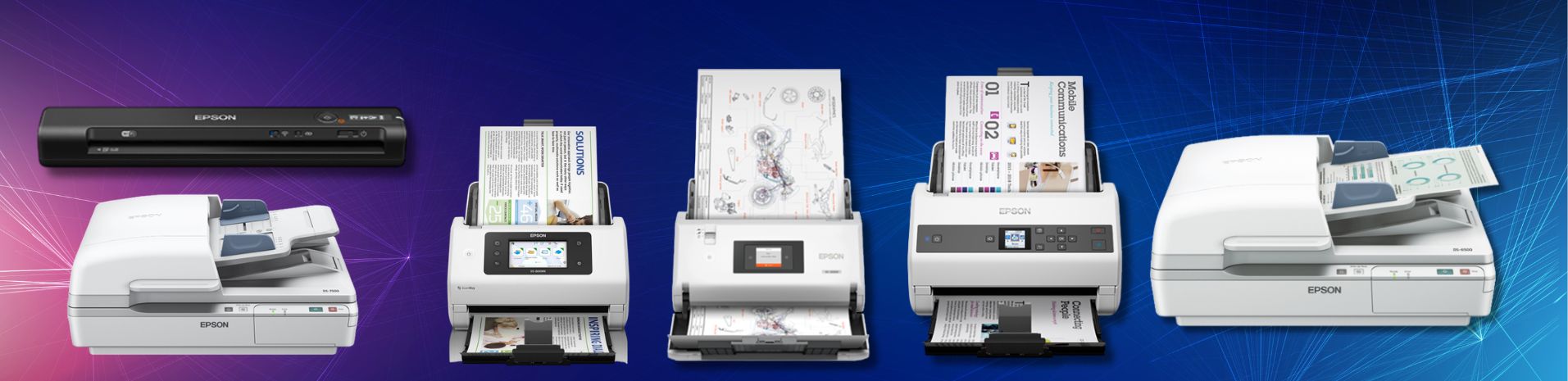 DS-800WN A4 Duplex Sheet-fed Document Scanner