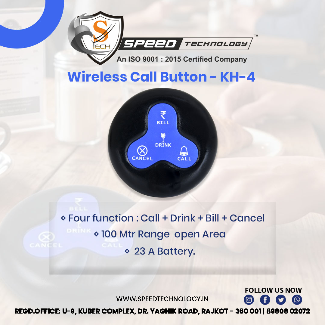 4 FUNCTION WIRELESS CALL BUTTON ( KH4 )