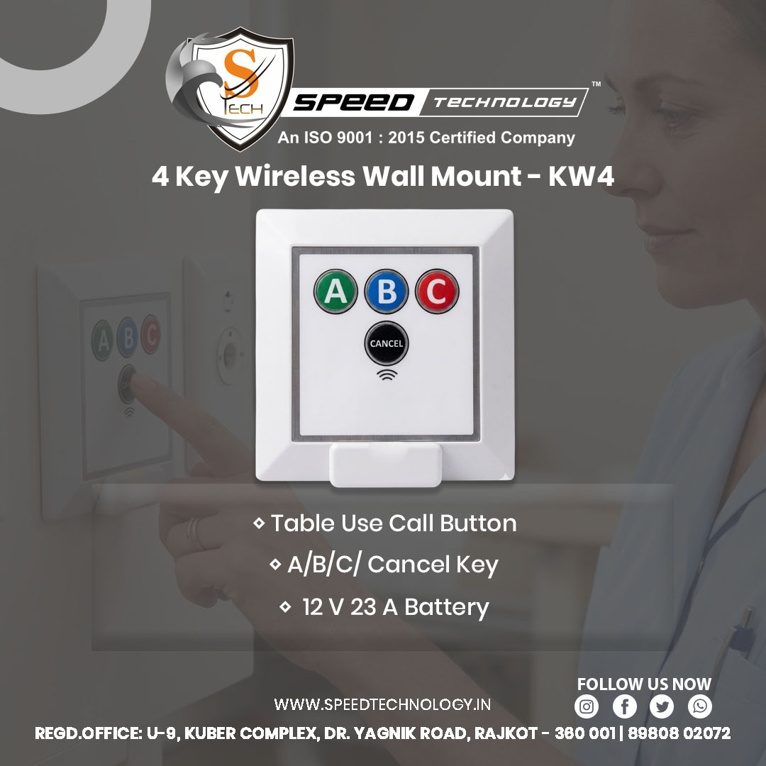 4 KEY WIRELESS CALL BUTTON ( KW4 )