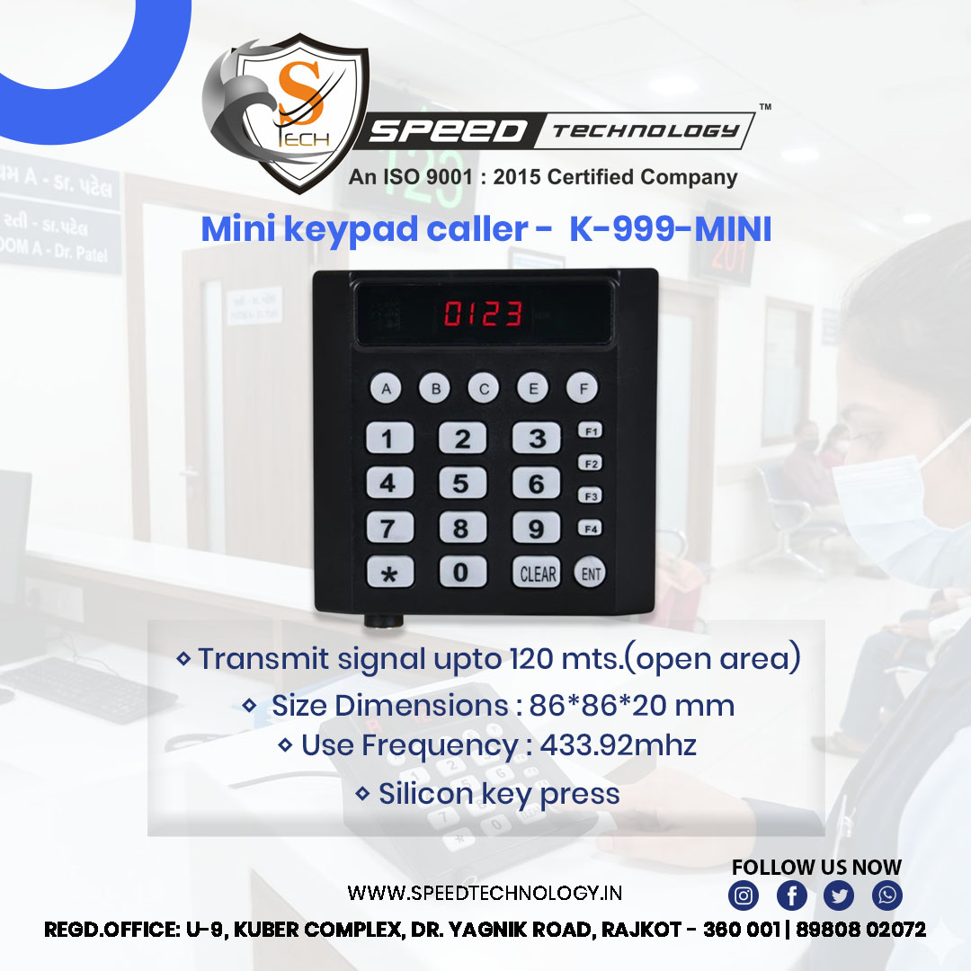 MINI KEYPAD CALLER ( K-999-MINI )