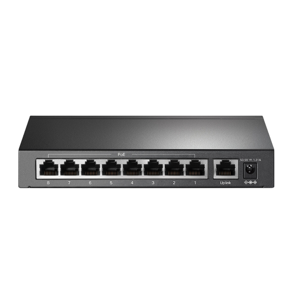 TL-SF1009P - 9-Port 10/100Mbps Desktop Switch with 8-Port PoE+