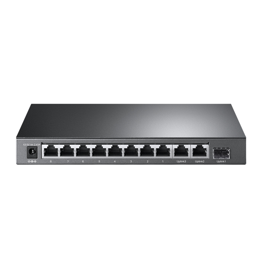 TL-SL1311MP - 8-Port 10/100Mbps + 3-Port Gigabit Desktop Switch with 8-Port PoE+