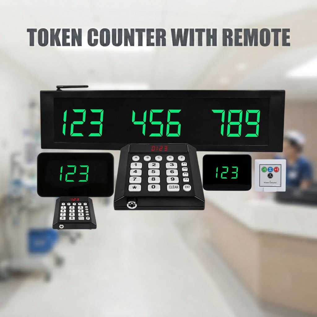 TOKEN COUNTER WITH REMOTE
